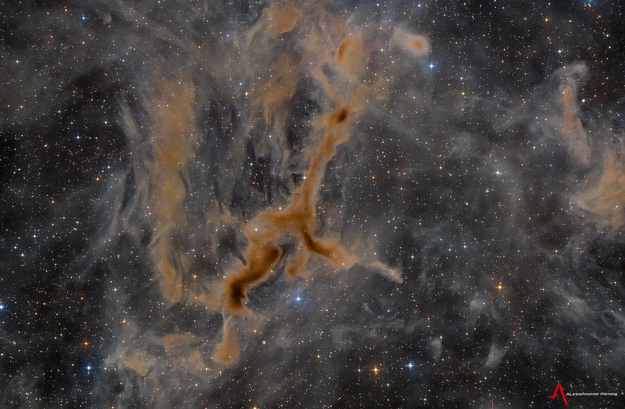 LDN 1295: La Nebulosa de la Jirafa